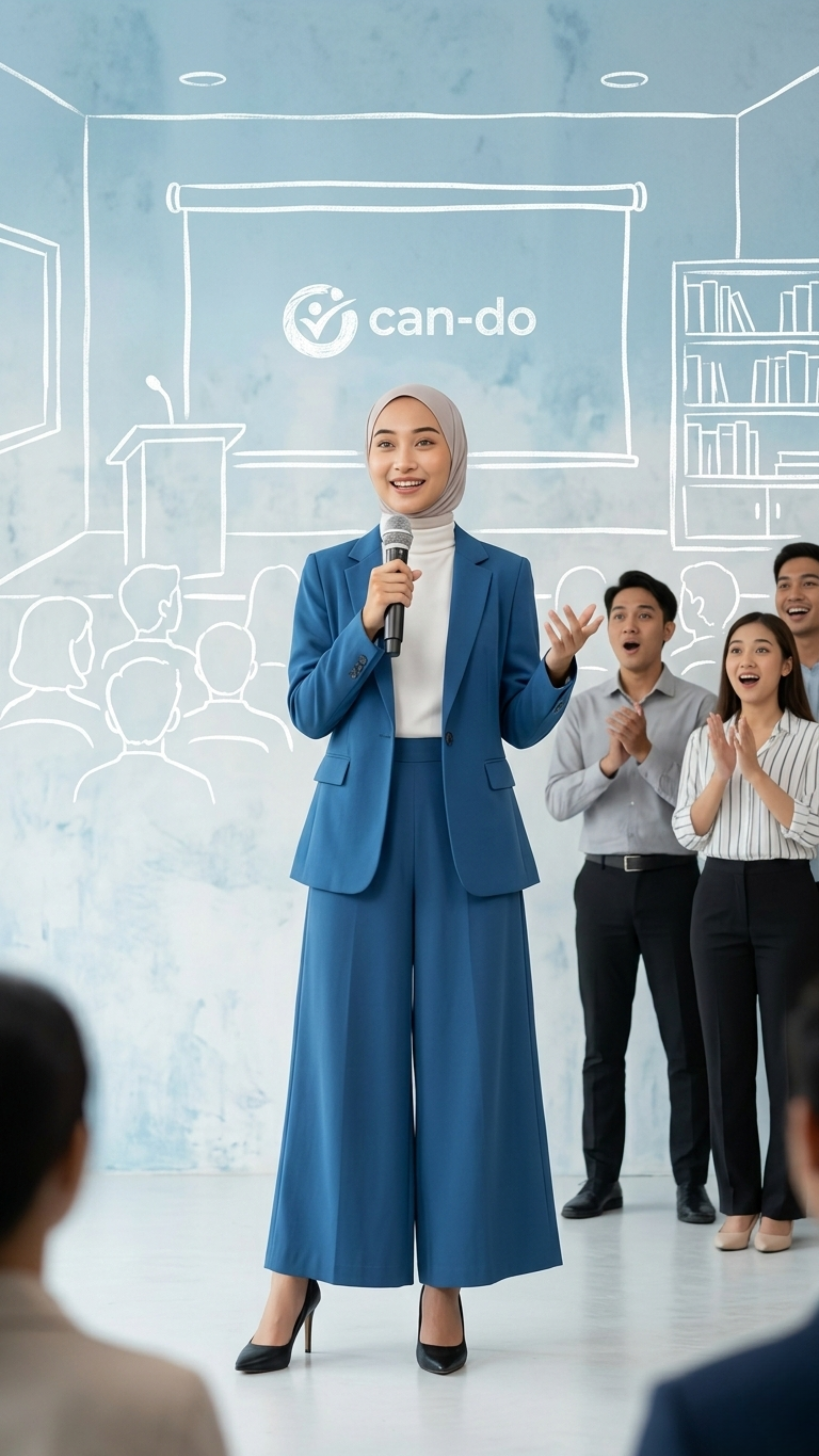 Suasana Presentasi Kantor